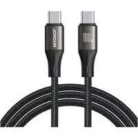 JOYROOM USB-C naar USB-C Kabel - Snellaad en Data Kabel - 100W - 1.2 Meter - Light Speed Series - Zwart