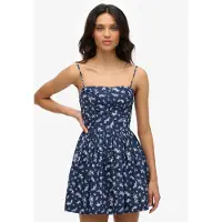Superdry Zomerjurk marine / duifblauw / wit