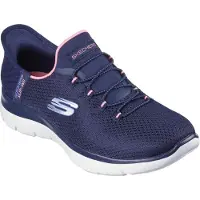 SKECHERS Sneakers laag 'Summits - Diamond Dream' navy / azuur / rosa / wit