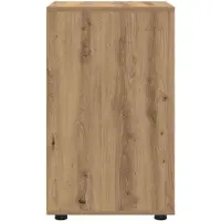 vidaXL Opbergkast 40 x 48 x 81 cm Bewerkt hout Artisan Eiken