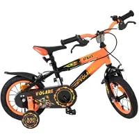 Volare Strike Kinderfiets - Jongens - 12 inch - Oranje - Twee Handremmen