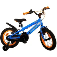 Volare Rocky Kinderfiets - Jongens - 14 inch - Blauw - Twee handremmen