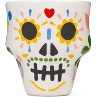 Kikkerland Sugar Skull Shot-2 X 2.25 Inches Kopje