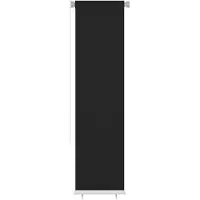 vidaXL Rolgordijn voor buiten 65(B)x230(H) cm HDPE zwart