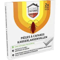 KB Home Defense - Kakkerlakkenvallen - Effectieve kakkerlakkenbestrijding - Veilig voor kinderen en huisdieren - (2 stuks)