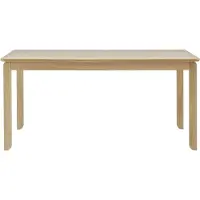1898 Alfred eettafel Witgepigmenteerd eikenhout, 90x160 cm