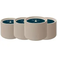 Spaas 4x Urban Flame Buitenkaars Cementlook ± 15 Branduren