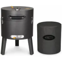 Warentuin Collection Outlet ZC: Boretti Tonello houtskoolbarbecue inclusief beschermhoes (8715775148889)
