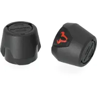 SW-Motech Slider set voor achteras - Zwart. Daytona, Drietand, Tijger 660, X-Kaap 650.