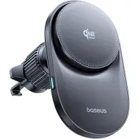 Baseus Qi2.2 Magnetische Telefoonhouder Ventilatierooster Auto - PrimeTrip VC2 Pro Houder - Compatibel met MagSafe/Qi2 - 25W Draadloos Opladen - Ingebouwde Telefoon Koeler - Zwart