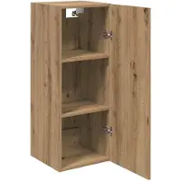 vidaXL Wandkast Artisan-eikenhout, 34,5 x 34 x 90 cm, houtvezel