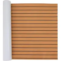 vidaXL Bootmat Bruin en zwart 240 x 90 cm EVA
