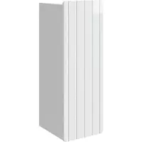 vidaXL Wandkast Hoogglans Wit 33 x 34,5 x 94 cm Bewerkt hout