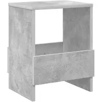 vidaXL Tijdschriftenrek 2 st Beton Grijs 35 x 30 x 45 cm