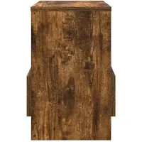vidaXL Tijdschriftenrek 2 pcs Rook Eiken 35 x 30 x 45 cm