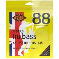 Rotosound RS885LD Tru Bass 88 Nylon Tapewound 5-String Bass Strings 65-135