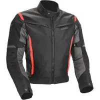 Acerbis X-MAT 2.0 Zwart Rood Textiele Motorjas Maat L
