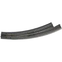 Roco H0 RocoLine (met ballastbed) 42568 Gebogen wissel, Links 1 stuk(s)