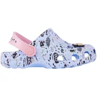 Coqui Klompen Kinderen Little Frog Game Over Blauw-Roze - Maat 23-24