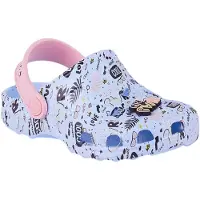 Coqui Klompen Kinderen Little Frog Game Over Blauw-Roze - Maat 23-24