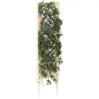 vidaXL Trellis met Spike PP Wit
