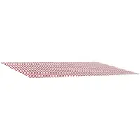 vidaXL Vervangingsdoek voor zonnescherm Rood en Wit 500 × 300 cm