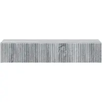 vidaXL Wandgemonteerde Zijtafel Grijs sonoma 87,5 x 34,5 x 17 cm