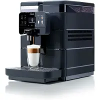 Saeco volautomatische koffiemachine New Royal OTC, voor bonen, 1400 W, tot 2,5 l/600 g, One Touch Cappuccino-functie, in hoogte verstelbare uitloop, USB, zwart