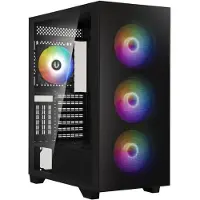 BitFenix PC-behuizing - BITFENIX - Flow (zwart) - Medium tower - ATX-formaat - Zonder voeding