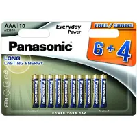Panasonic Alkaline Everyday Power LR03/AAA - 10 Stuks