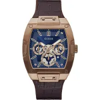 GUESS Analoog horloge navy / bruin