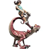 Weta Workshop - Tomb Raider - Lara Croft & Raptor Figure (Mini Epics)