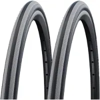 Schwalbe Rightrun Plus Performance Clincher band 22x1.00" voor rolstoel, zwart/grijs 25-489 | 22x1,00" 2023 Anti-lek fietsbanden