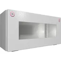 Rittal KX 1610.000 Installatiekast, wandkast, 400 x 125 x 200, staalplaat, lichtgrijs (RAL)