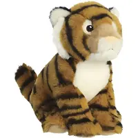 Herma knuffeltijger Eco Nation 24 cm pluche oranje
