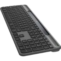 Logitech Signature Slim Solar + K980 voor zakelijk gebruik, Volledige grootte (100%), Draadloos, RF draadloos + Bluetooth, Schaarmechanisme, QWERTY-indeling, Grafietkleur