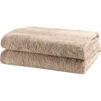 Casilin Como douchelaken beige - 100% katoen - 70 x 140 cm