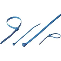 HELU 908529-100 TY523M-PDT Kabelbinder 92 mm 2.4 mm Blauw Detecteerbaar 100 stuk(s)