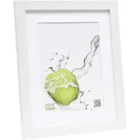 Deknudt fotolijst - wit met passe-partout - 10x15 / 13x18 cm
