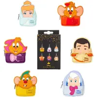 Loungefly Disney Cinderella 75th Anniversary Mystery Mini Bag Charm Display.