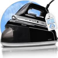 Clatronic DBS 3749 Stoomstrijkstation 2400 W, Strijkijzer, Zwart
