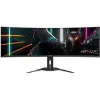 Gigabyte AORUS CO49DQ computer monitor 124,5 cm (49") 5120 x 1440 Pixels Dual QHD OLED Zwart