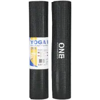 One Fitness Yogamat - Zwart - 6 mm