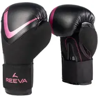 Reeva Bokshandschoenen - Leer - Roze - 16 oz