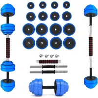 HMS Verstelbare Halter en Dumbbell Set - Blauw - 30 kg