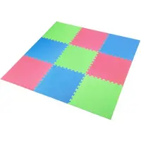 HMS One Fitness Puzzelmat - Set van 9 - 10 mm - Multi