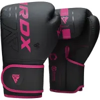 RDX Sports Sports F6 Kara Bokshandschoenen - Boxing Gloves - Training - Vechtsporthandschoenen - Boksen - Roze - Mat - 12 oz
