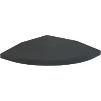 Flow Fitness Hoekprofiel Rubberen Tegel - 20 x 20 x 2 cm