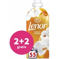 Lenor 2+2 Gratis: Wasverzachter Amber & Orchidee 55 Wasbeurten 1155 Ml