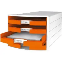HAN IMPULS 2.0 1013-51 Ladebox Wit DIN A4, DIN C4 Aantal lades: 4